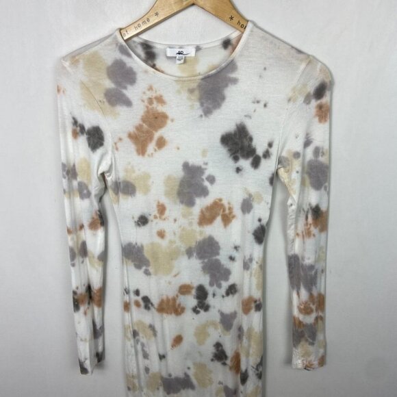 NEW Nordstrom BP Tie Dye Midi Dress Long Sleeves Knit Size XXS 2020 Boho Hippie - Picture 8 of 16